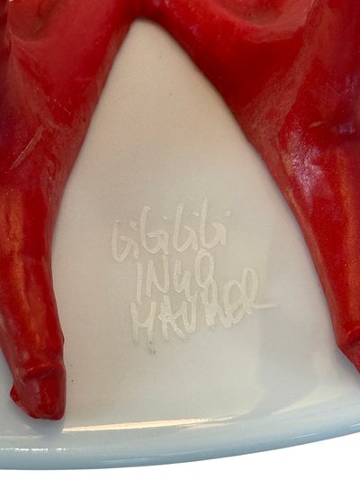 LAMPE DE INGO MAURER 1982 MODELE BIbibibi EDITION LIMITÉE EN METAL / PORCELAINE