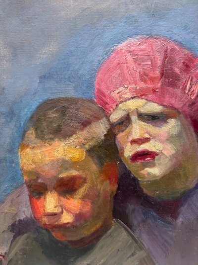 France Leplat (1895-1953) - zwei Kinder, circa 1924