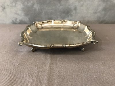 Petite coupe en métal argenté d'époque 20 ème 