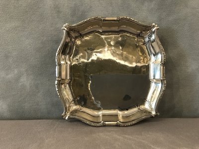 Petite coupe en métal argenté d'époque 20 ème 