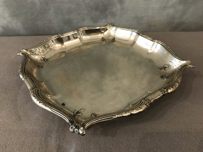 Petite coupe en métal argenté d'époque 20 ème 