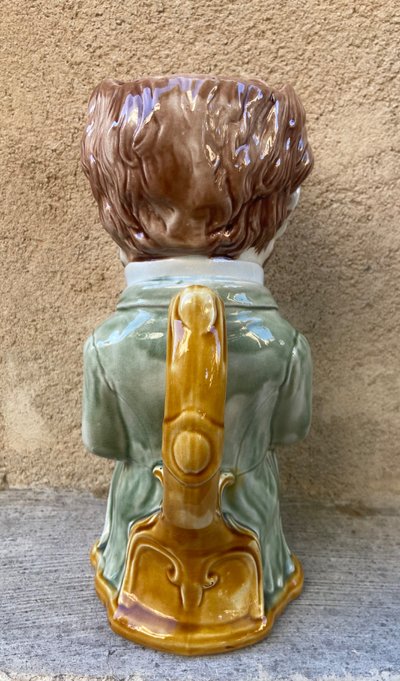 Brocca Barbotine Onnaing inizio XX secolo