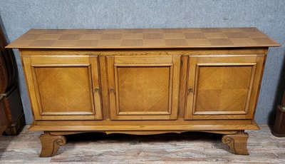 Art Deco period sideboard in oak circa 1940