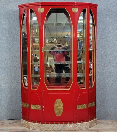 Im Geiste der Realisierungen von Maurice Dufresne: Bibliothek aus der Zeit des Art Déco um 1920