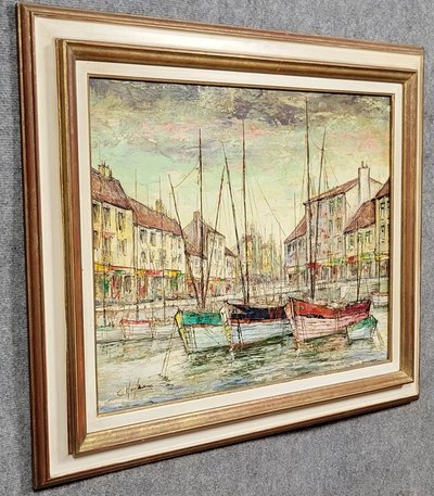 Ölgemälde auf Leinwand Epoche Art Deco um 1920