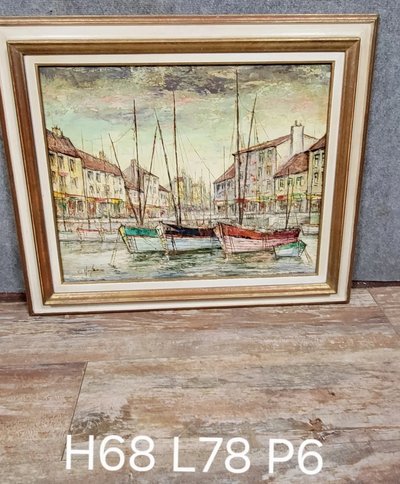 Ölgemälde auf Leinwand Epoche Art Deco um 1920