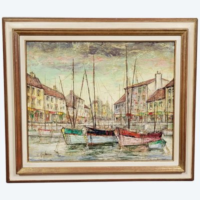Ölgemälde auf Leinwand Epoche Art Deco um 1920