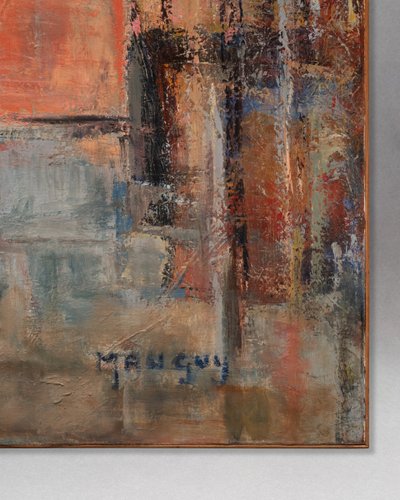Huile sur toile signée Mauguy, XXe siècle 