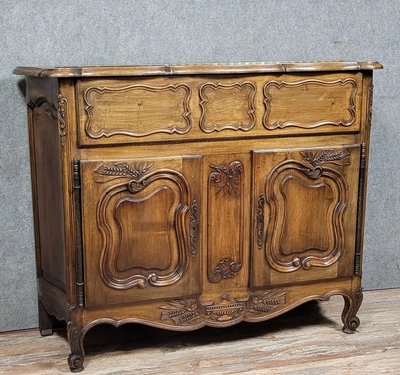 Louis XV style carved walnut Provencal sideboard circa 1950