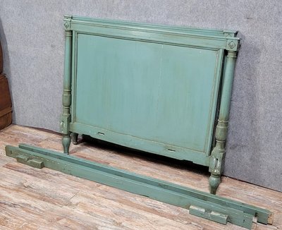 Mittelbett aus der Zeit des Direktoriums aus lackiertem Holz um 1800