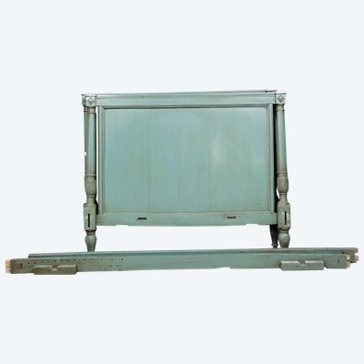 Mittelbett aus der Zeit des Direktoriums aus lackiertem Holz um 1800