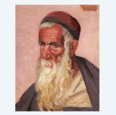 Maurice BISMOUTH, Porträt eines tunesischen Rabbiners