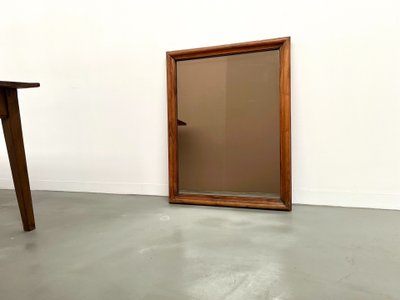 Miroir 1900 en noyer massif