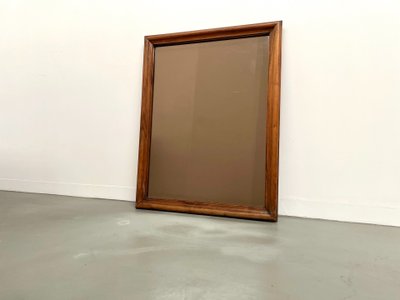 Miroir 1900 en noyer massif