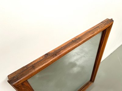 Miroir 1900 en noyer massif