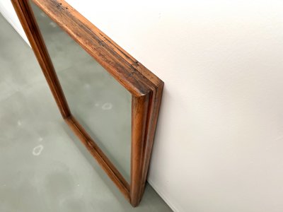 Miroir 1900 en noyer massif