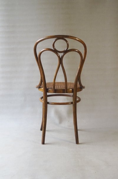 Hofmann Stuhl aus Bugholz, um 1908,perfektes Rohrgeflecht-no Thonet - -