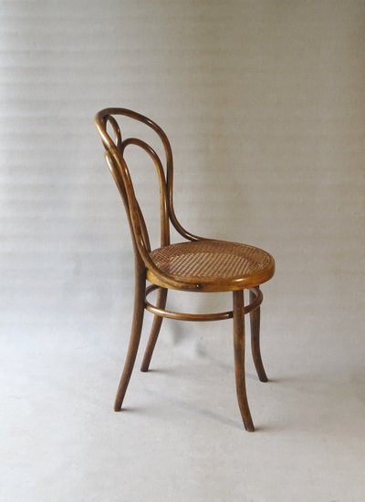 Hofmann Stuhl aus Bugholz, um 1908,perfektes Rohrgeflecht-no Thonet - -
