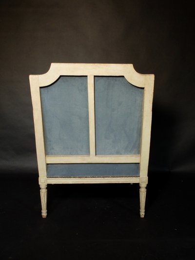 Pair of large Louis XVI period bergères