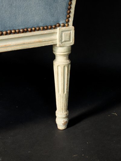 Pair of large Louis XVI period bergères