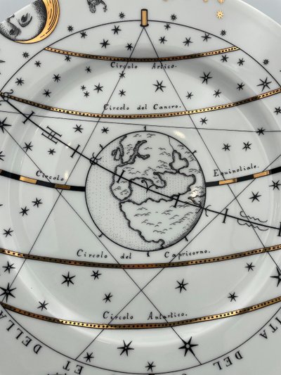 Astronomici plate by FORNASETTI MILANO