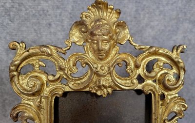 Pair Of Louis XV Style Gilt Bronze Photo Frames