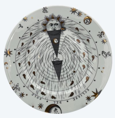 Astronomici plate by FORNASETTI MILANO