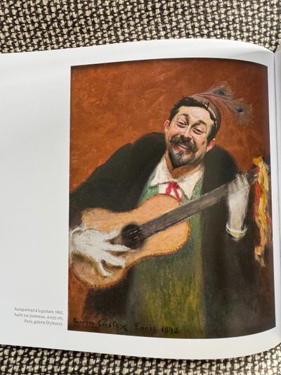 Georges Castex (1860-1943) – Selbstporträt mit Gitarre, 1892