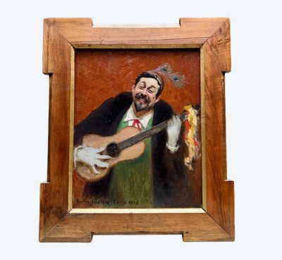 Georges Castex (1860-1943) – Selbstporträt mit Gitarre, 1892
