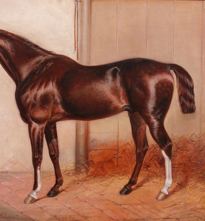 Charles Bilger SPALDING 1810-1871 Paar Pferdegemälde, Reitgemälde