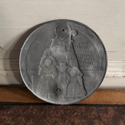 Metal medal matrix by Anie Mouroux Saint Nicolas 20th century