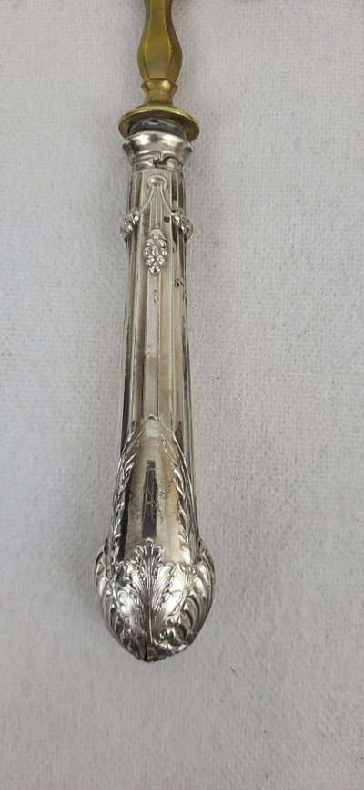 Silver Vermeil Art Nouveau pie server and cake server