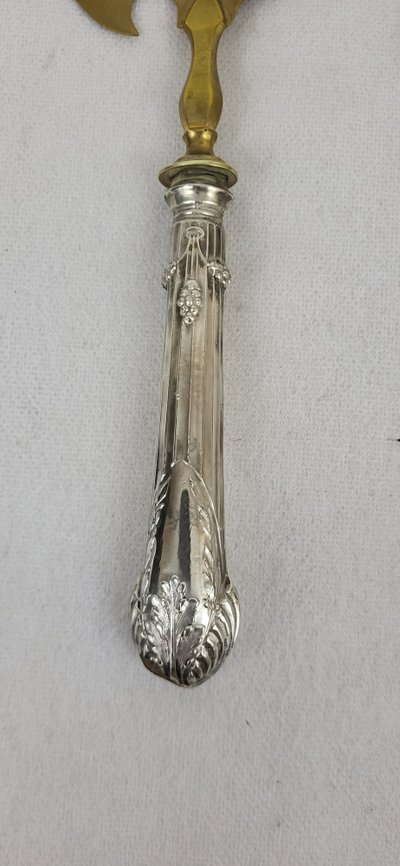 Silver Vermeil Art Nouveau pie server and cake server