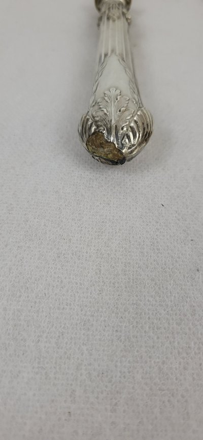 Silver Vermeil Art Nouveau pie server and cake server