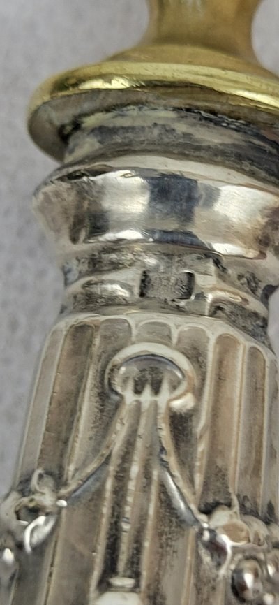 Silver Vermeil Art Nouveau pie server and cake server