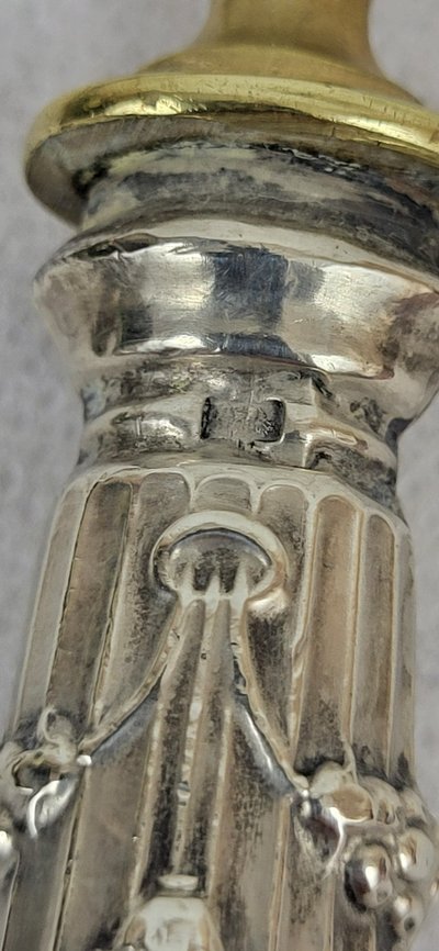 Silver Vermeil Art Nouveau pie server and cake server