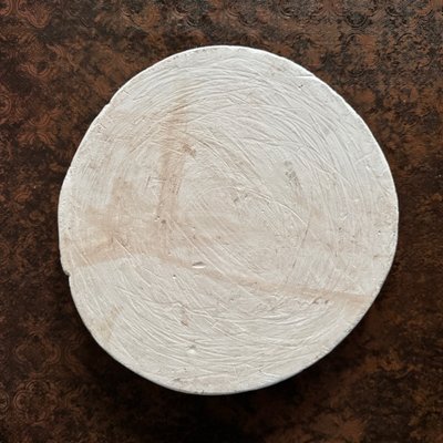 Matrice in gesso per medaglia di Anie Mouroux, volto della Vergine, XX secolo