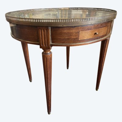 Grande table bouillotte en acajou d’époque restauration 