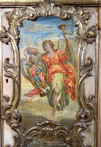 High Sideboard with the Coat of Arms of Clement XIII - Circa 1760