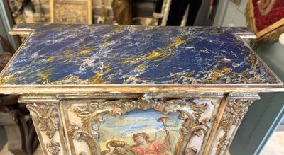 High Sideboard with the Coat of Arms of Clement XIII - Circa 1760
