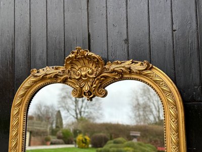 Louis XV Style Mirror Or Trumeau Circa 1880