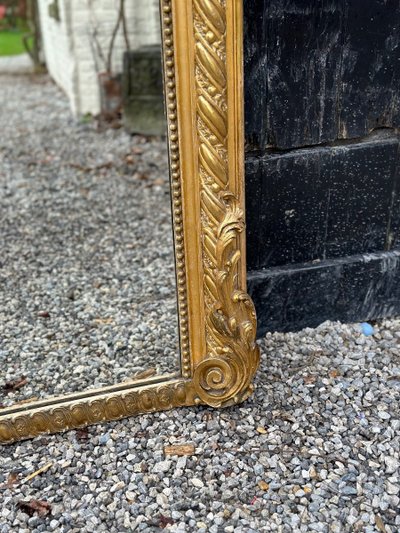 Louis XV Style Mirror Or Trumeau Circa 1880