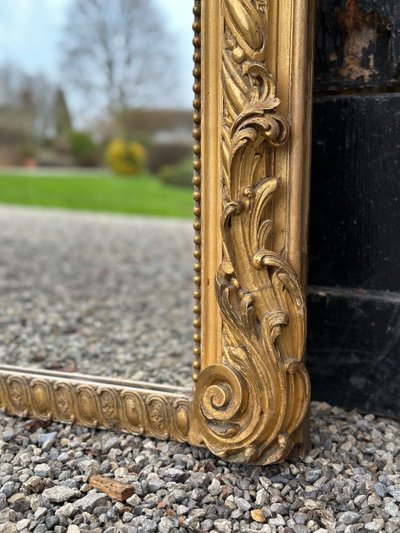 Louis XV Style Mirror Or Trumeau Circa 1880