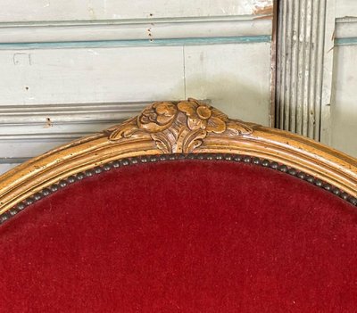 Paire De Bergères En Bois Sculpté De Style Louis XV