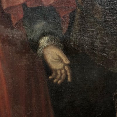 Portrait D’un Chancelier, Huile Sur Toile Datée De 1727