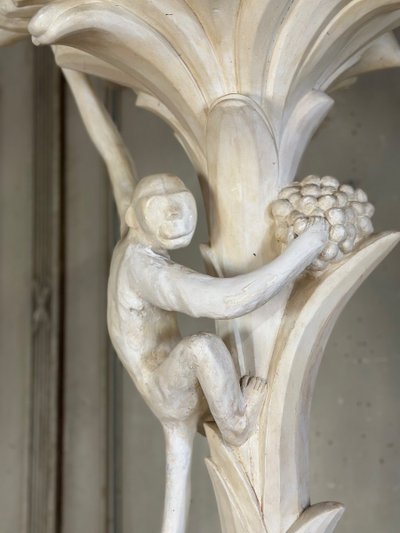 Torchère Palmier Au Singe Par Serge Roche Vers 1935