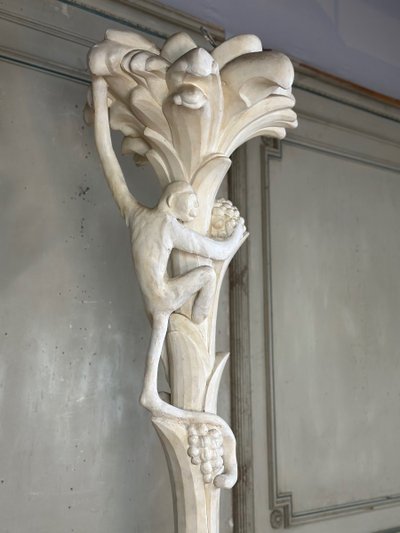 Torchère Palmier Au Singe Par Serge Roche Vers 1935