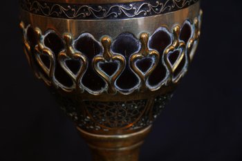 Lamp with Persian decoration, Late 18th Century