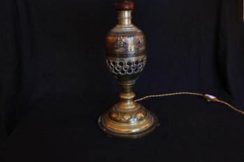 Lamp with Persian decoration, Late 18th Century
