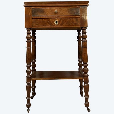 Table d'apparat époque Empire en acajou vers 1820